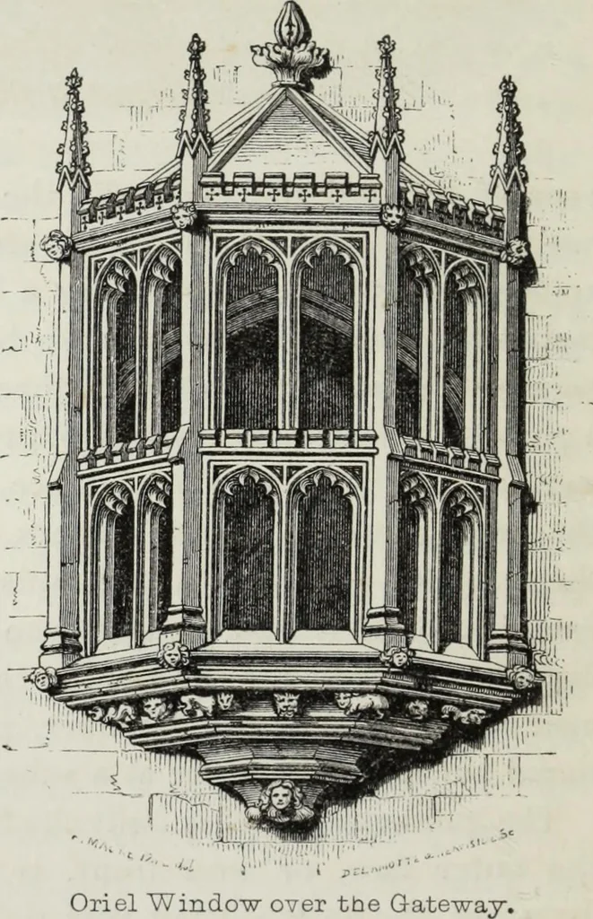 An illustration from Some account of domestic architecture in England, from Richard II to Henry VIII, 1859, leaf 77