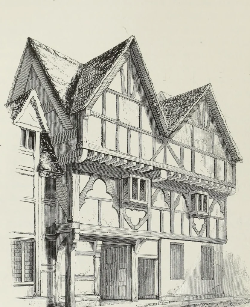 An illustration from Some account of domestic architecture in England, from Richard II to Henry VIII, 1859, leaf 81