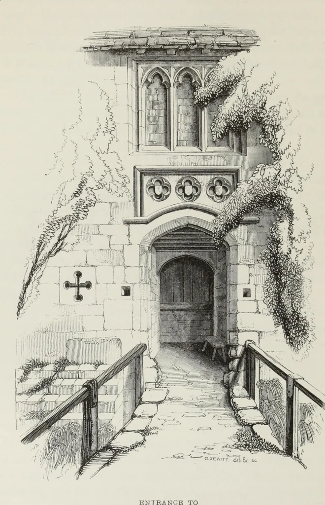An illustration from Some account of domestic architecture in England, from Richard II to Henry VIII, 1859, leaf 85