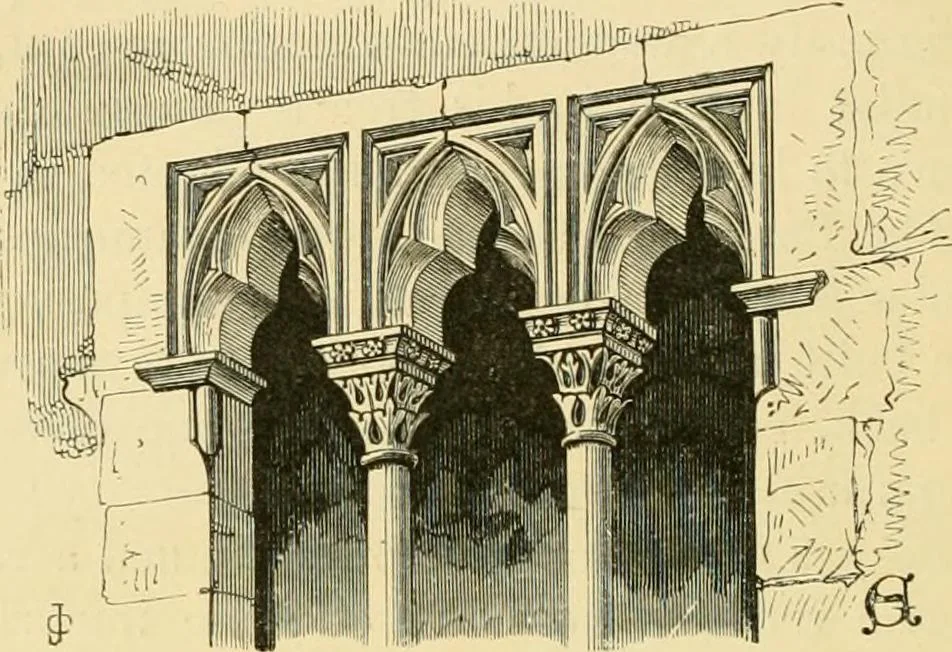 An illustration from Some account of Gothic architecture in Spain, 1865, leaf 383