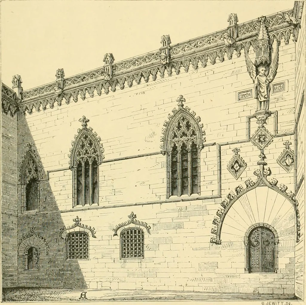 An illustration from Some account of Gothic architecture in Spain, 1865, leaf 448