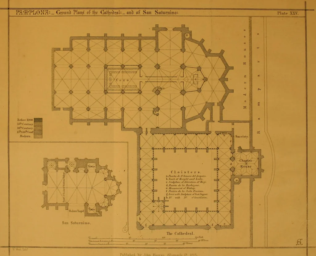 An illustration from Some account of Gothic architecture in Spain, 1865, leaf 580