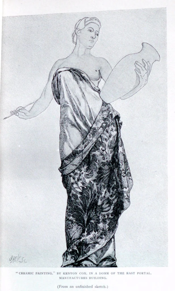 An illustration from Some artists at the fair .., 1893, leaf 31