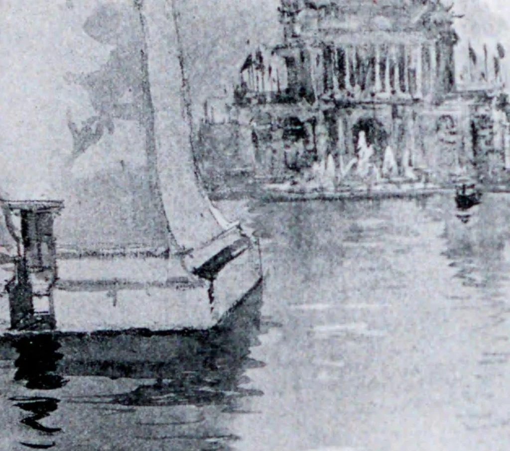 An illustration from Some artists at the fair .., 1893, leaf 8
