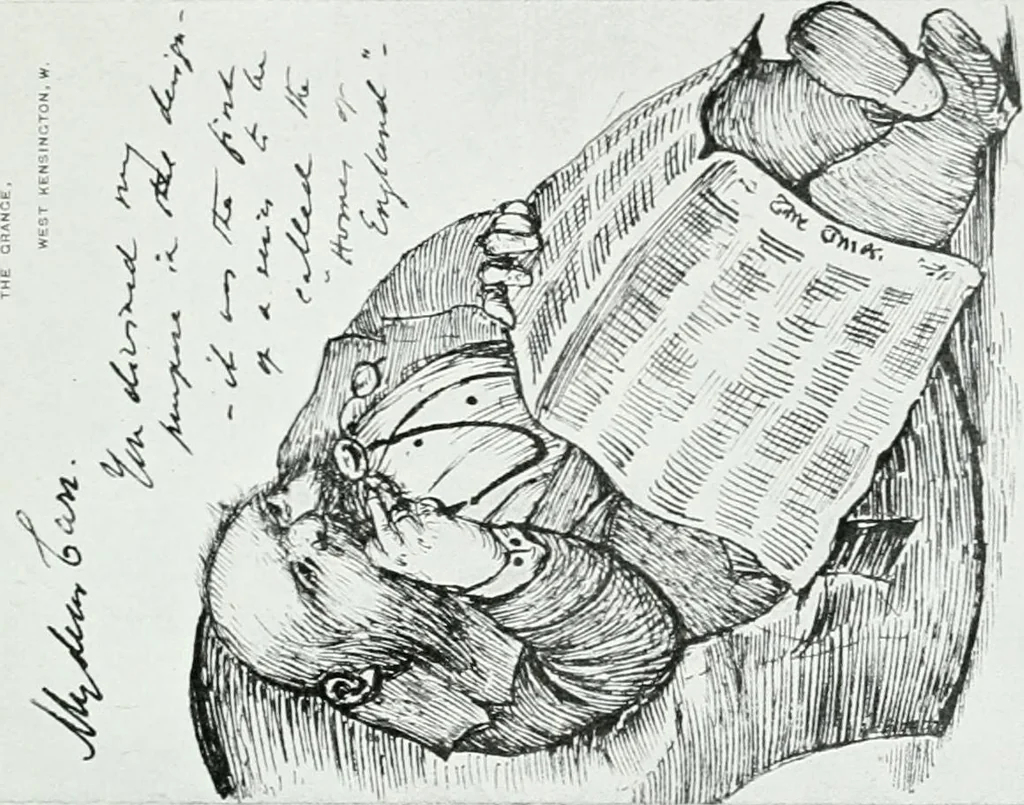 An illustration from Some eminent Victorians: personal recollections in the world of art and letters;, 1908, leaf 108