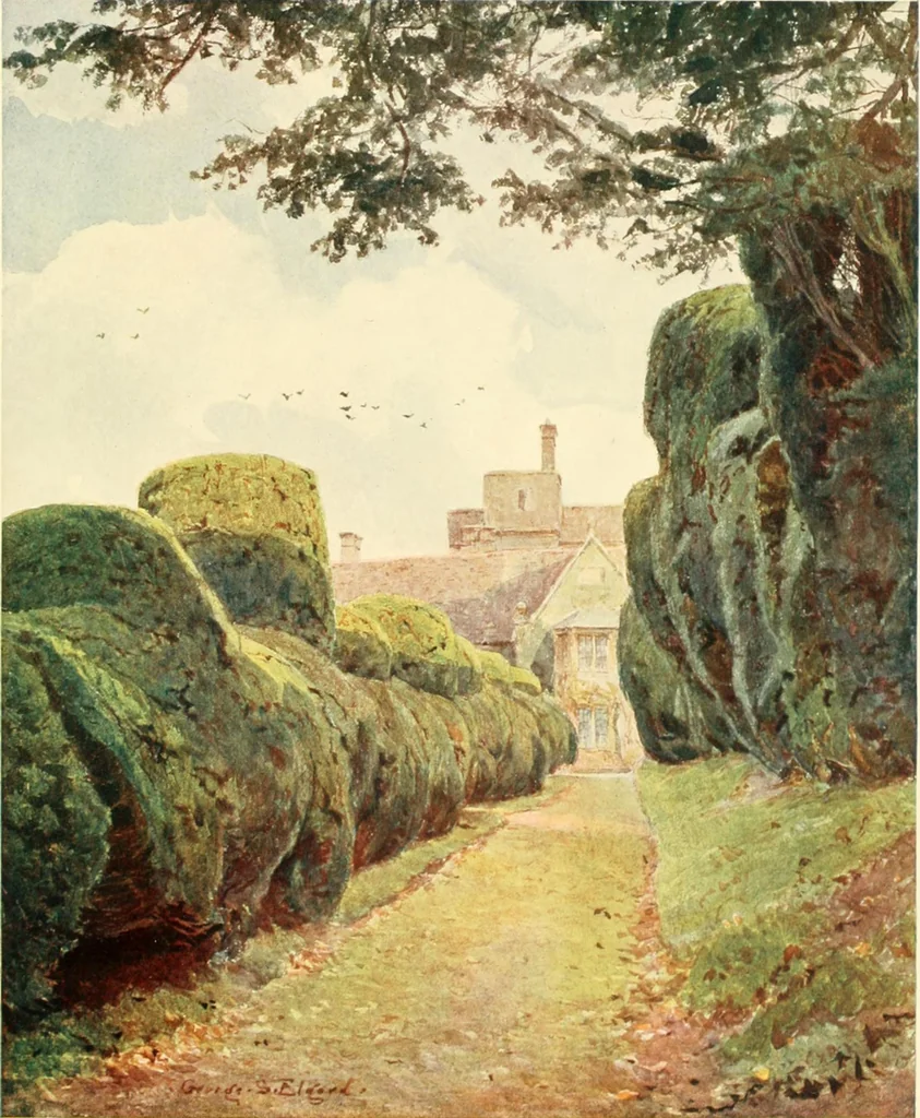 An illustration from Some English gardens;, 1904, leaf 108