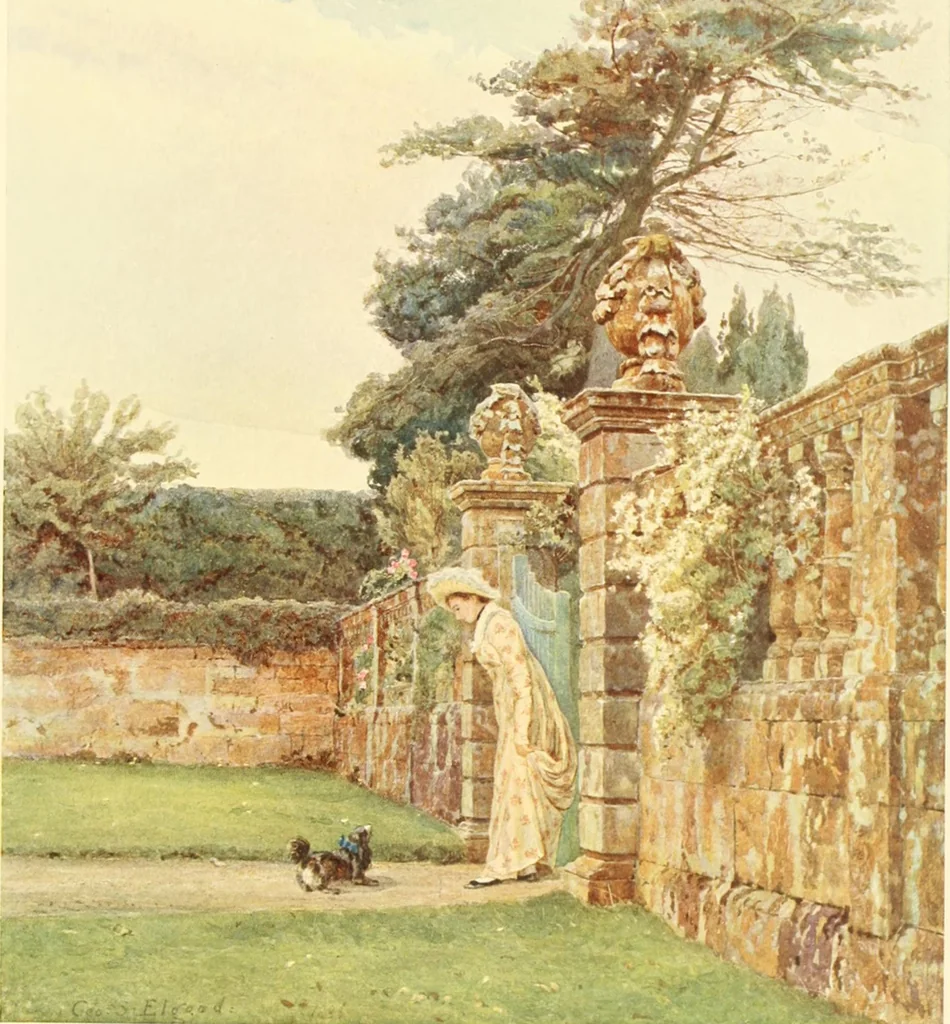 An illustration from Some English gardens;, 1904, leaf 114