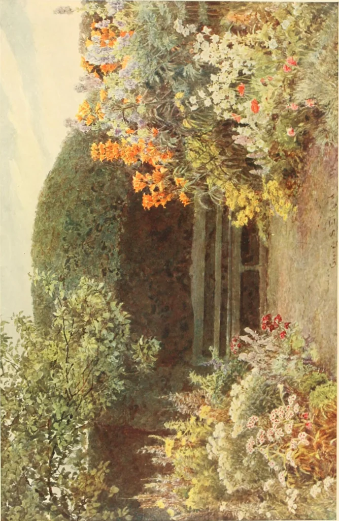 An illustration from Some English gardens;, 1904, leaf 168