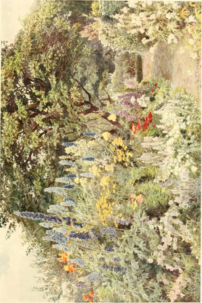 An illustration from Some English gardens;, 1904, leaf 174