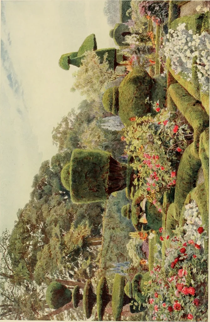 An illustration from Some English gardens;, 1904, leaf 185