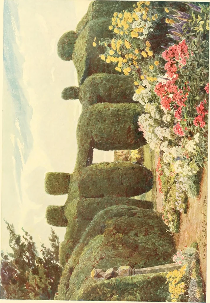 An illustration from Some English gardens;, 1904, leaf 194
