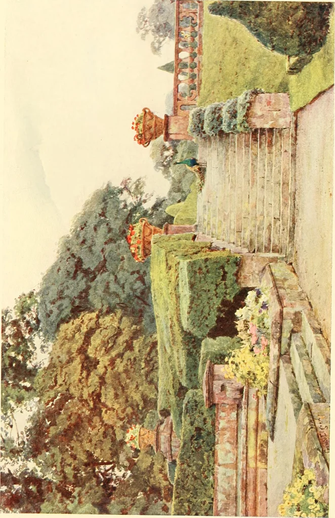An illustration from Some English gardens;, 1904, leaf 212