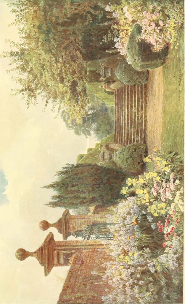 An illustration from Some English gardens;, 1904, leaf 238