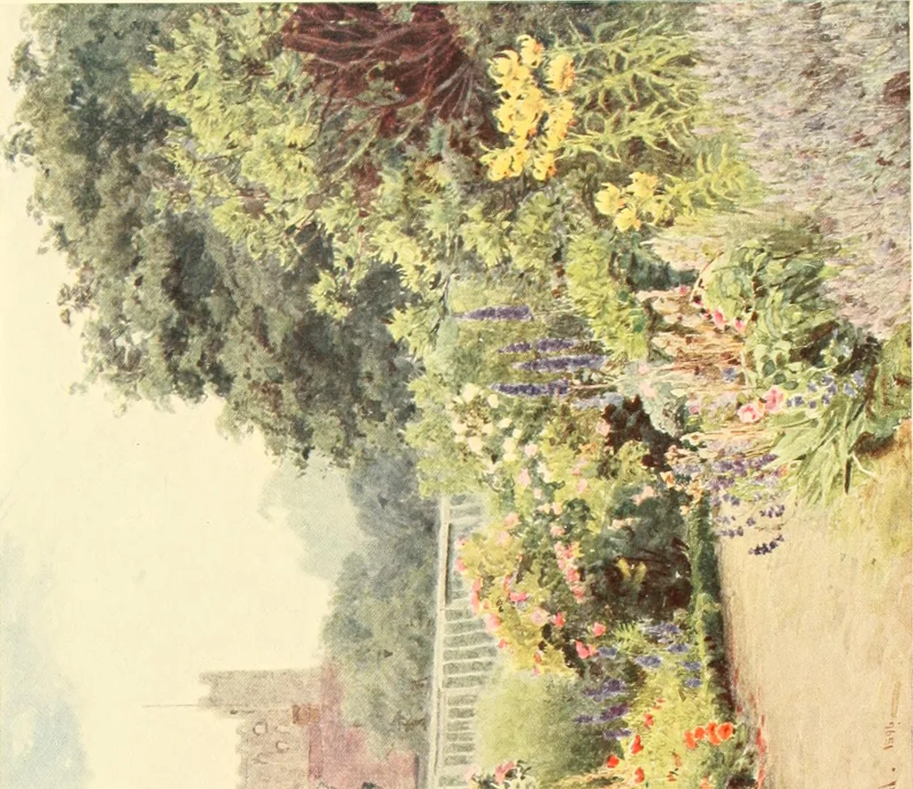 An illustration from Some English gardens;, 1904, leaf 260