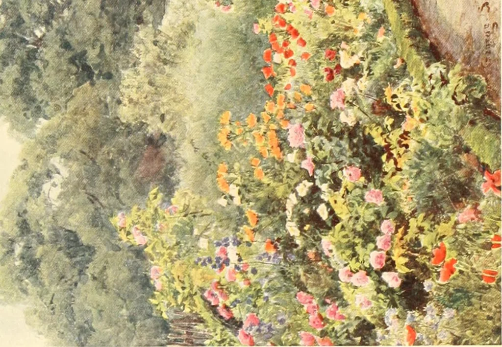 An illustration from Some English gardens;, 1904, leaf 260