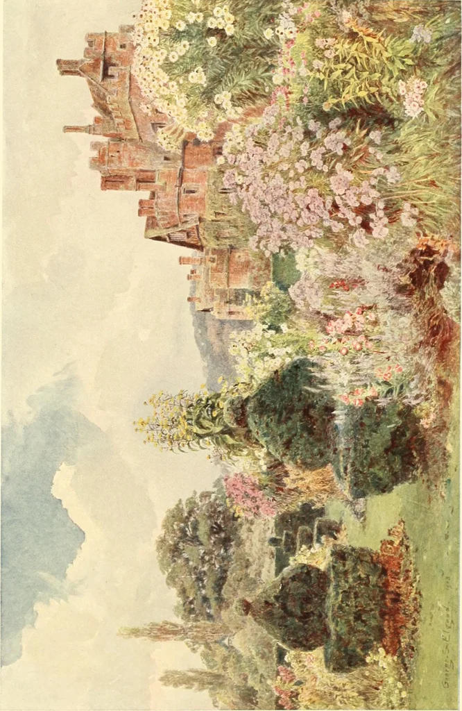 An illustration from Some English gardens;, 1904, leaf 266