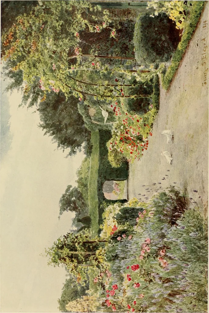 An illustration from Some English gardens;, 1904, leaf 271