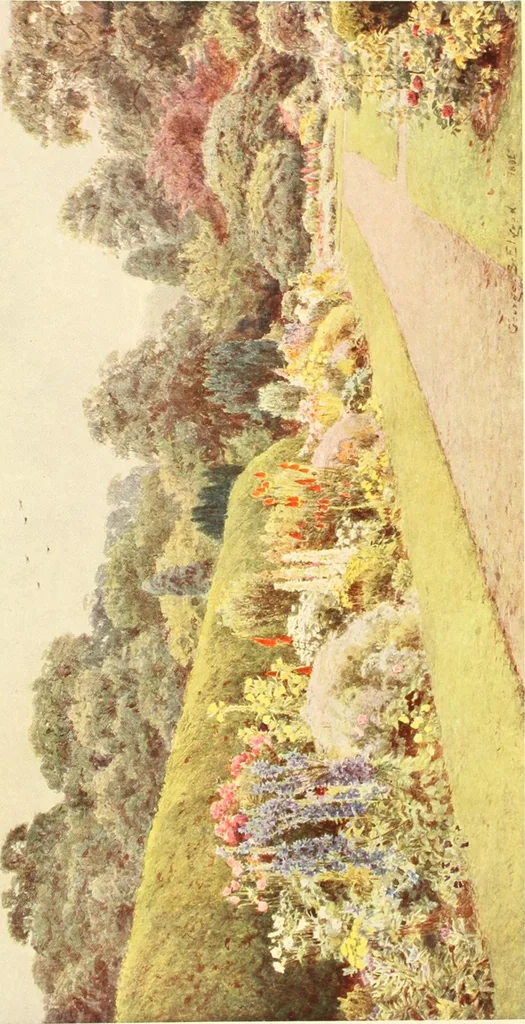 An illustration from Some English gardens;, 1904, leaf 286