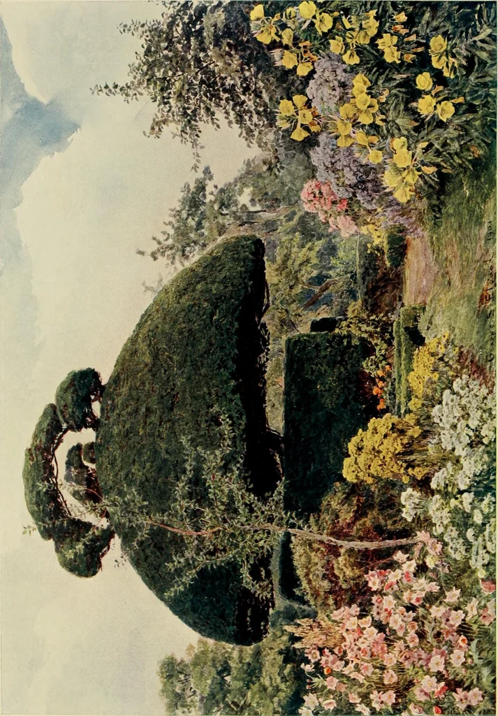 An illustration from Some English gardens;, 1904, leaf 291