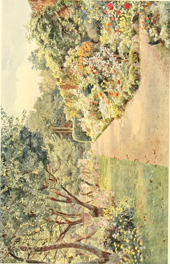 An illustration from Some English gardens;, 1904, leaf 310