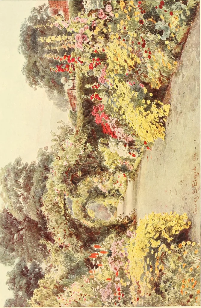 An illustration from Some English gardens;, 1904, leaf 316