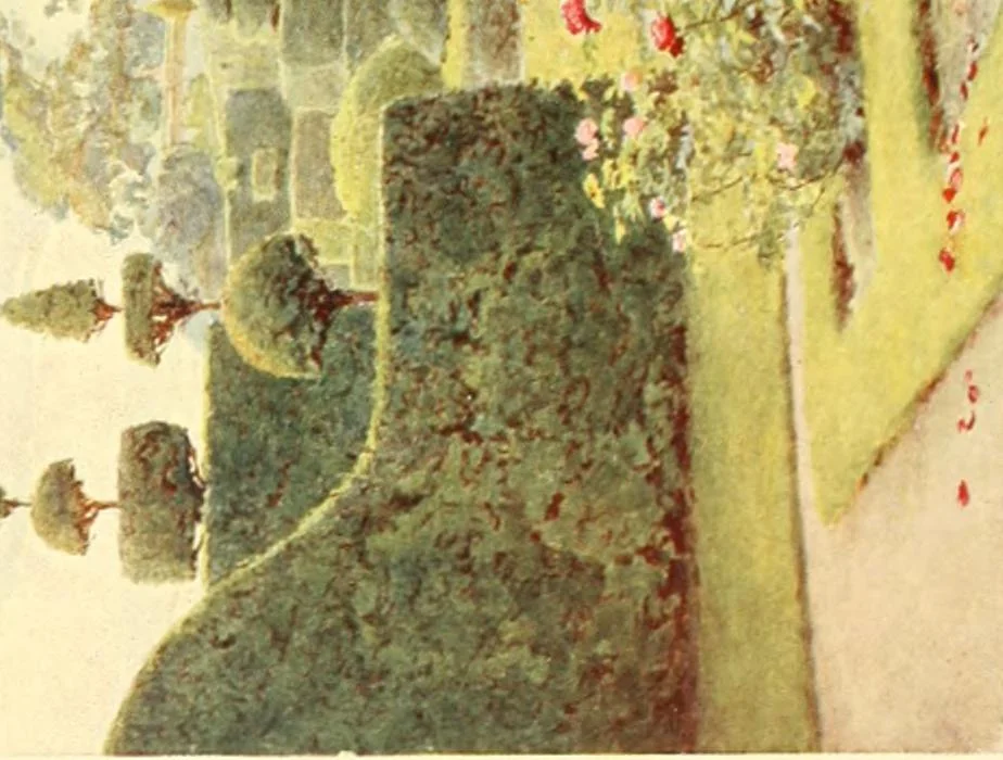 An illustration from Some English gardens;, 1904, leaf 336