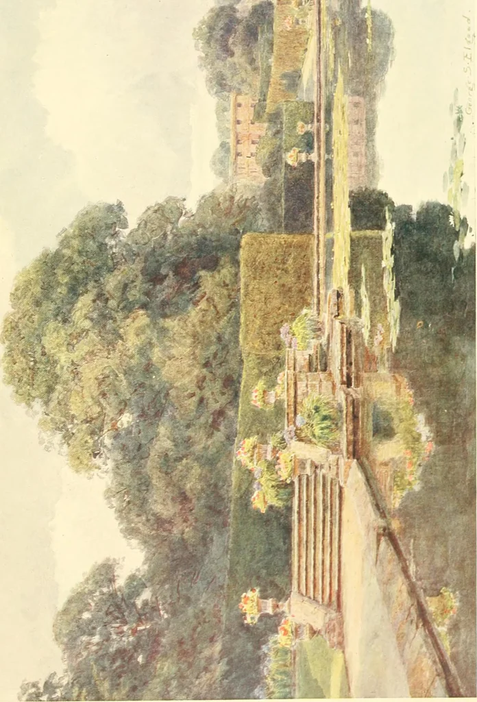An illustration from Some English gardens;, 1904, leaf 62