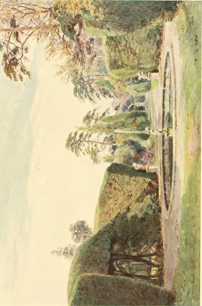 An illustration from Some English gardens;, 1904, leaf 68