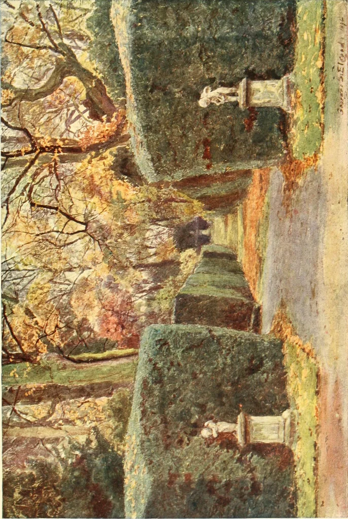 An illustration from Some English gardens;, 1904, leaf 74