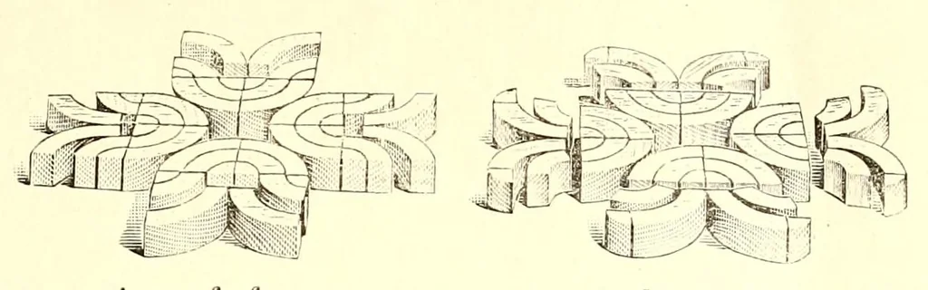 An illustration from Some evolutions in the kindergarten work, 1903, leaf 7