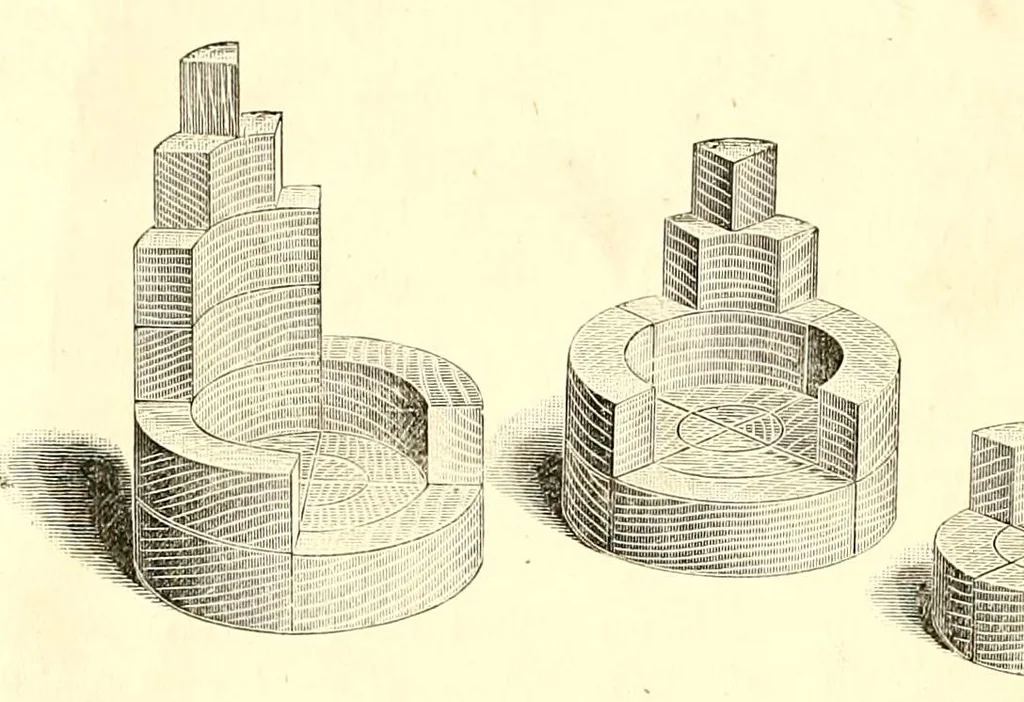 An illustration from Some evolutions in the kindergarten work, 1903, leaf 8