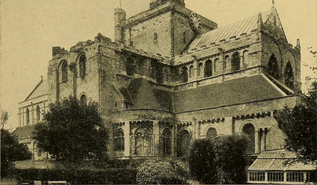An illustration from Some famous country parishes, 1911, leaf 32