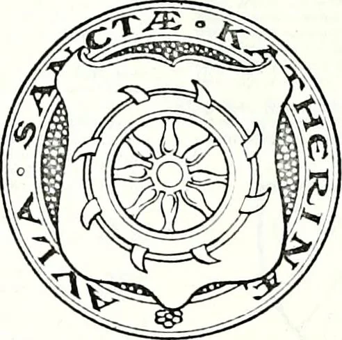 An illustration from Some feudal coats of arms and others, illustrated with 2,000 zinco etchings from the Bayear tapestry, Greek vases, seals, tiles, effigies, brasses and heralcic rolls. Some chart pedigrees, 1902, leaf 160