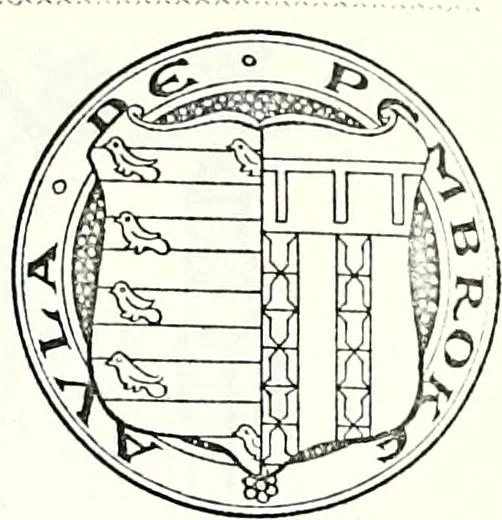 An illustration from Some feudal coats of arms and others, illustrated with 2,000 zinco etchings from the Bayear tapestry, Greek vases, seals, tiles, effigies, brasses and heralcic rolls. Some chart pedigrees, 1902, leaf 160