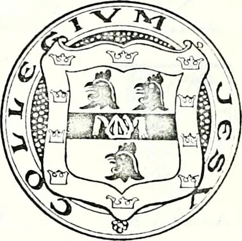 An illustration from Some feudal coats of arms and others, illustrated with 2,000 zinco etchings from the Bayear tapestry, Greek vases, seals, tiles, effigies, brasses and heralcic rolls. Some chart pedigrees, 1902, leaf 160
