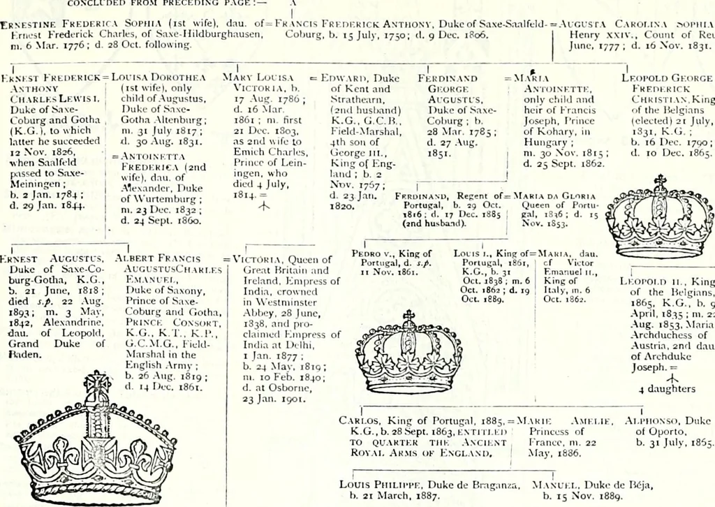 An illustration from Some feudal coats of arms and others, illustrated with 2,000 zinco etchings from the Bayear tapestry, Greek vases, seals, tiles, effigies, brasses and heralcic rolls. Some chart pedigrees, 1902, leaf 236