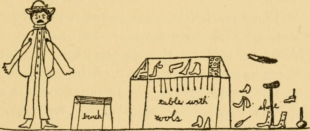 An illustration from Some fundamental verities in education, 1911, leaf 132