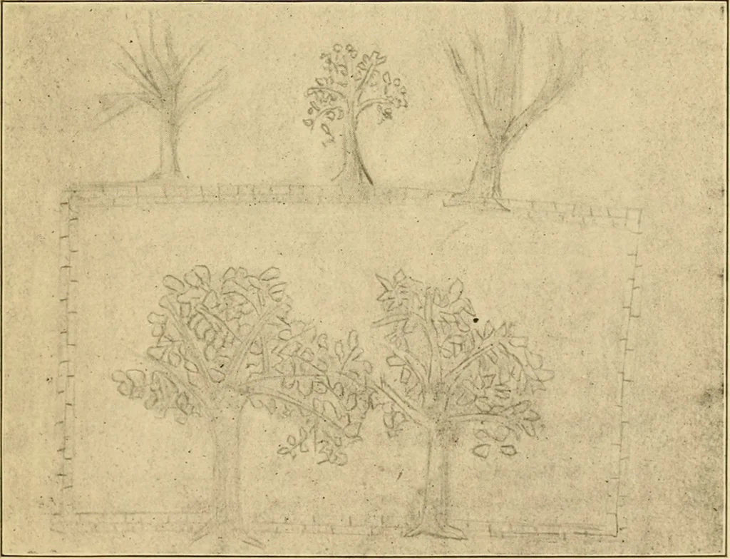 An illustration from Some fundamental verities in education, 1911, leaf 140