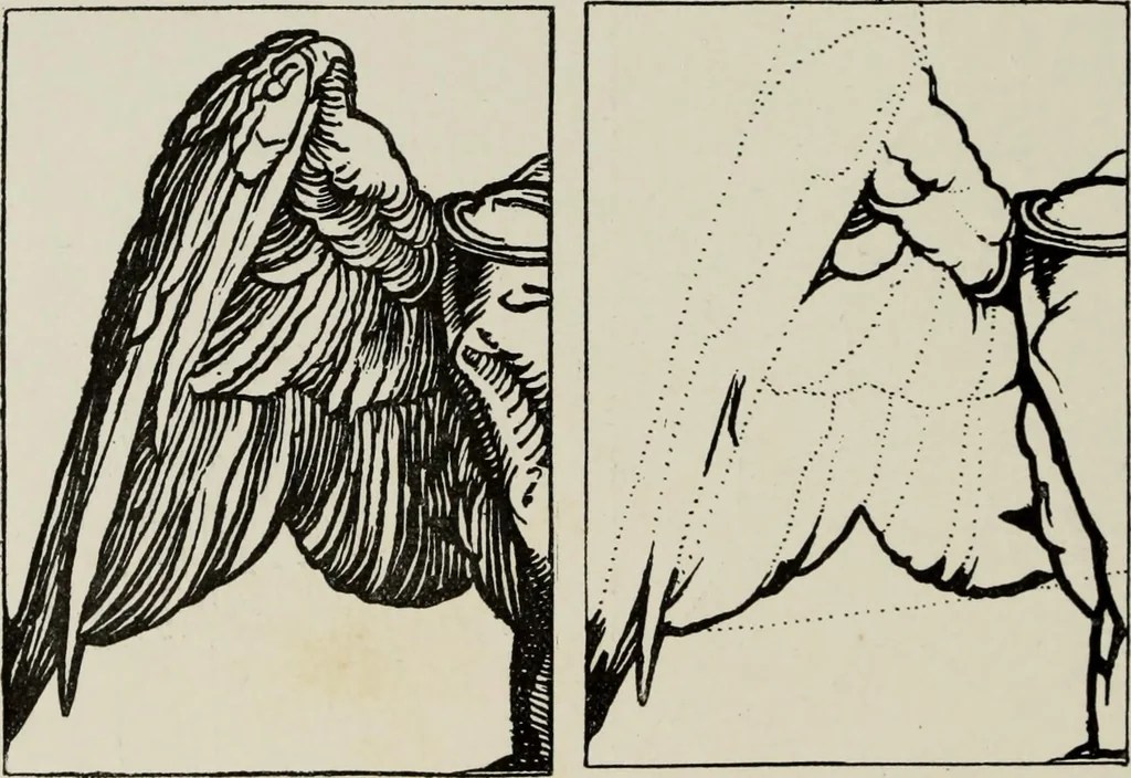An illustration from Some hints on learning to draw, 1893, leaf 129