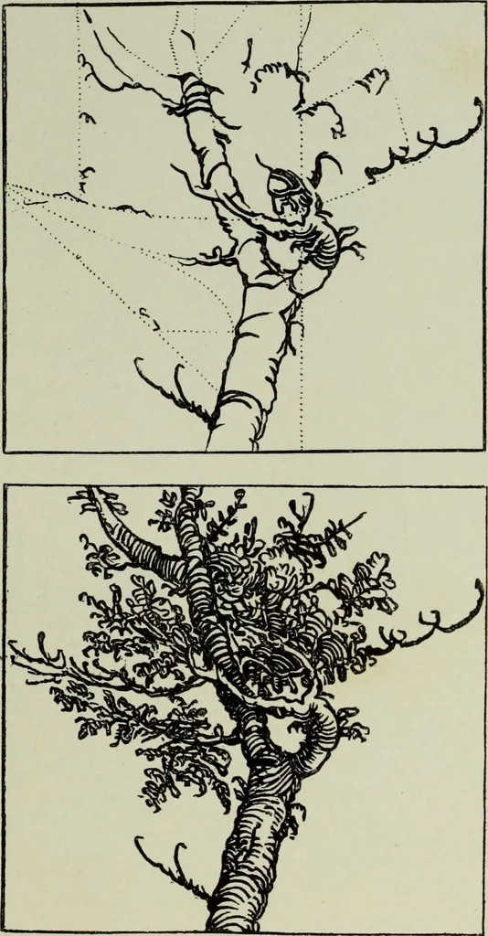 An illustration from Some hints on learning to draw, 1893, leaf 130