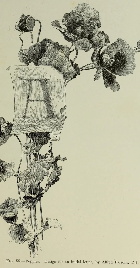 An illustration from Some hints on learning to draw, 1893, leaf 154