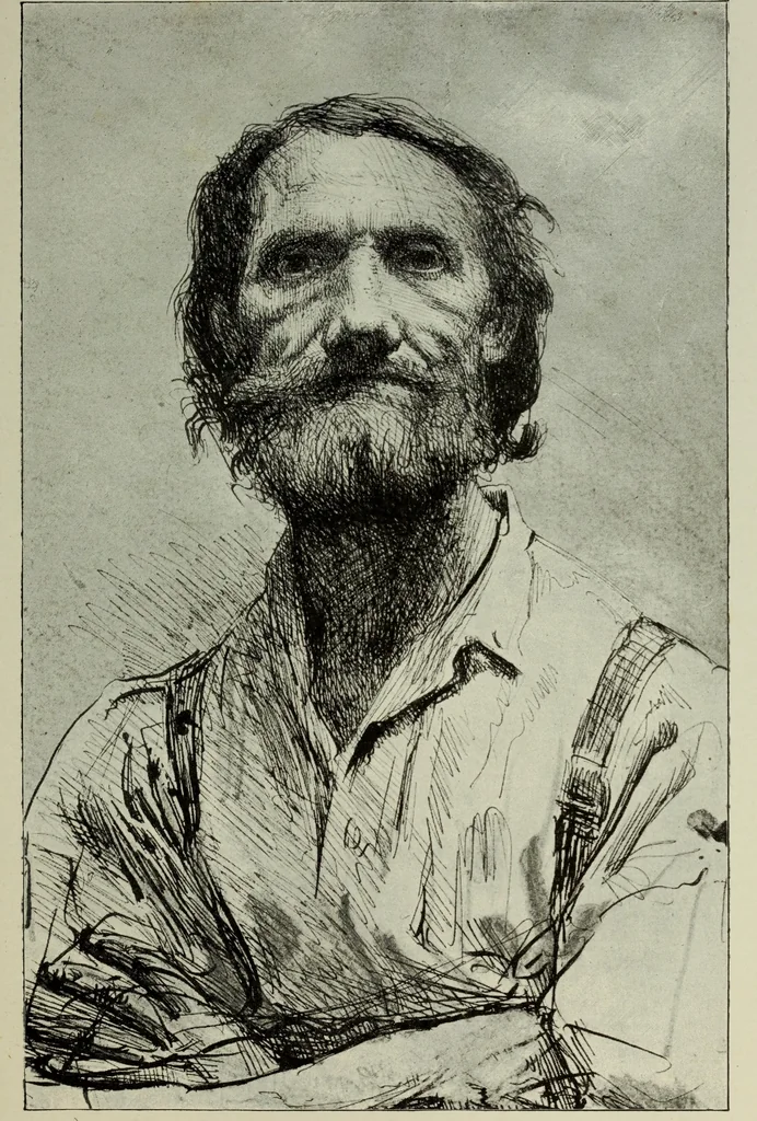 An illustration from Some hints on learning to draw, 1893, leaf 194