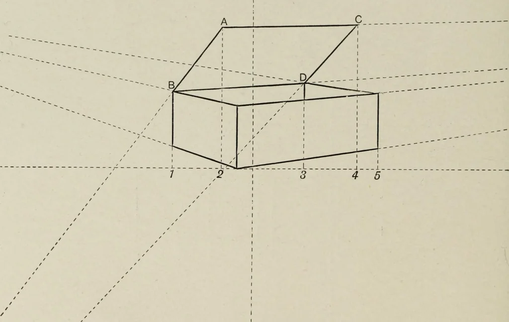An illustration from Some hints on learning to draw, 1893, leaf 45