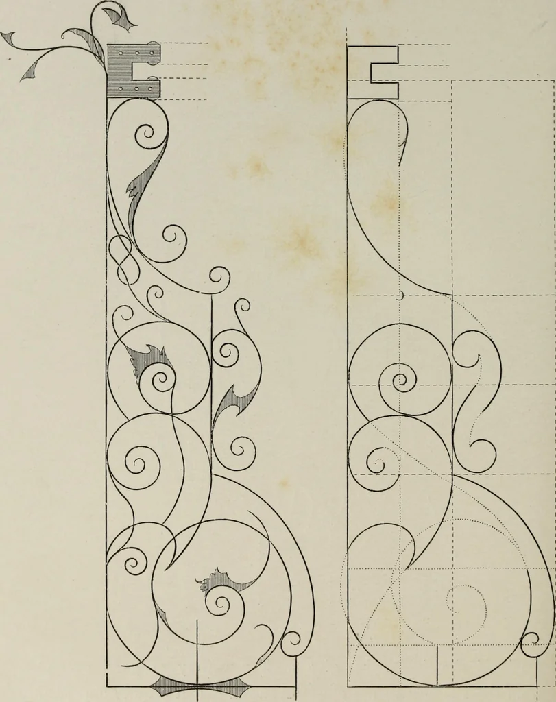 An illustration from Some hints on learning to draw, 1893, leaf 97