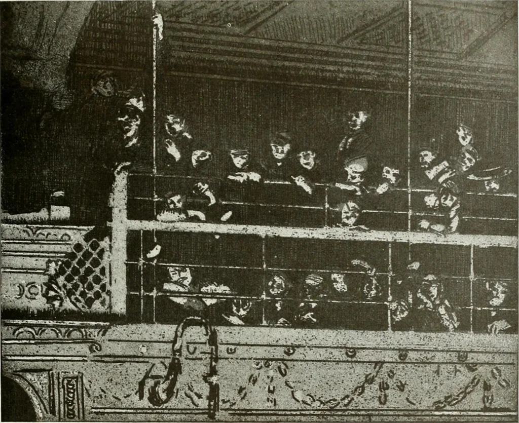An illustration from Some of the moderns, 1909, leaf 142