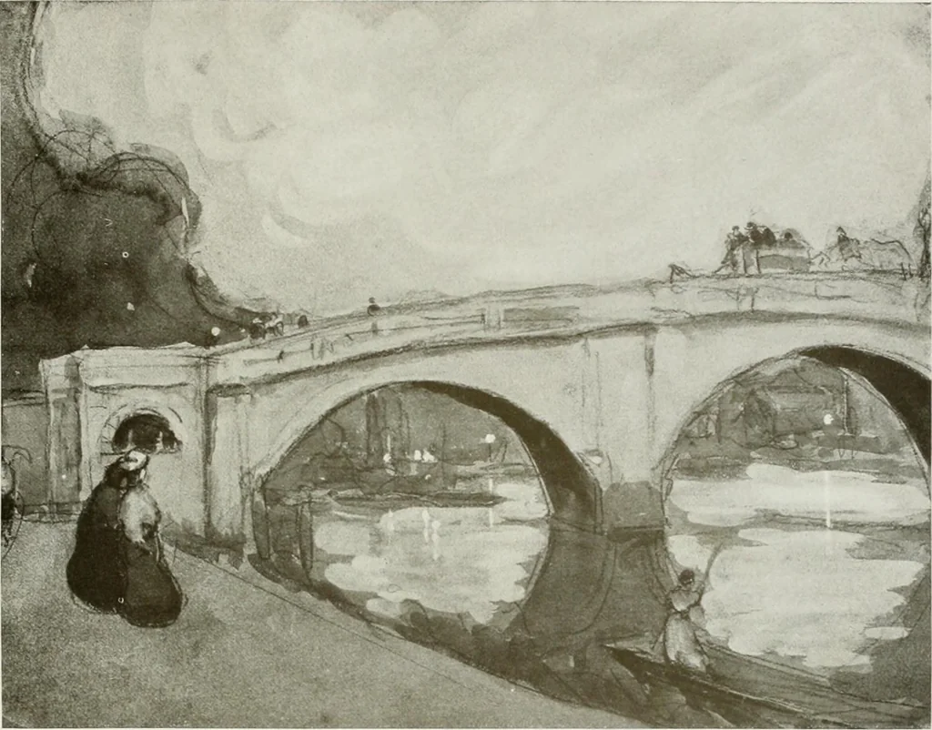 An illustration from Some of the moderns, 1909, leaf 186