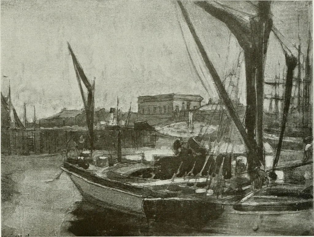 An illustration from Some of the moderns, 1909, leaf 194