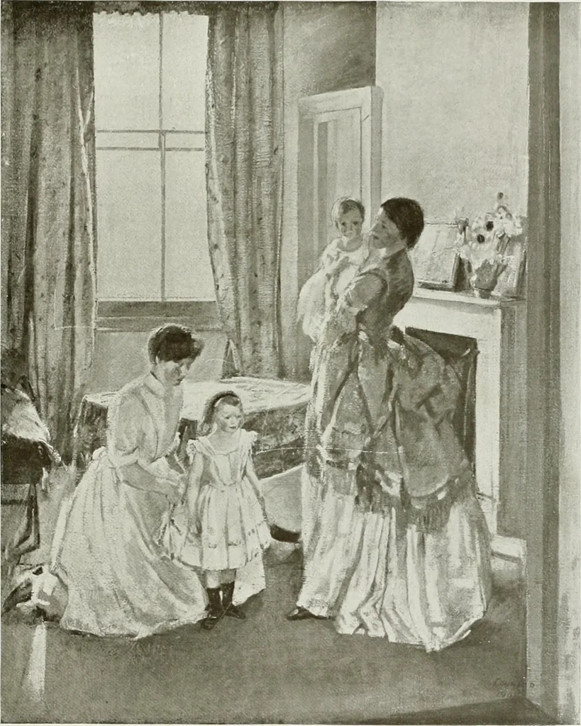 An illustration from Some of the moderns, 1909, leaf 218