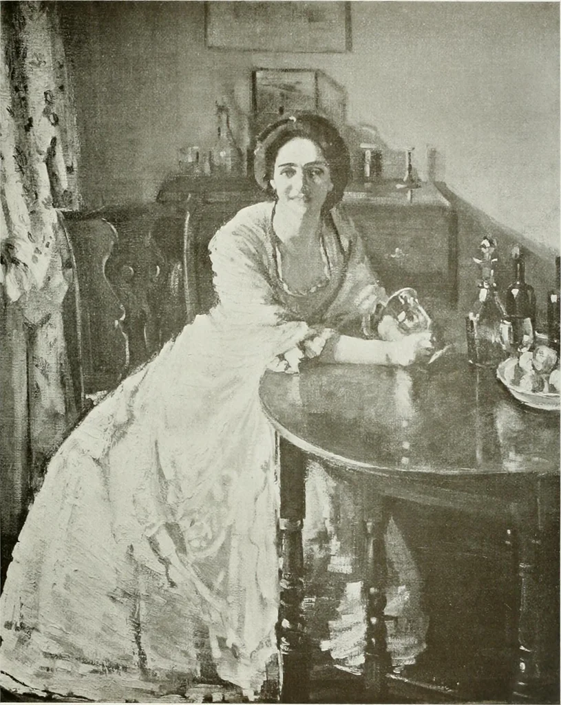 An illustration from Some of the moderns, 1909, leaf 222