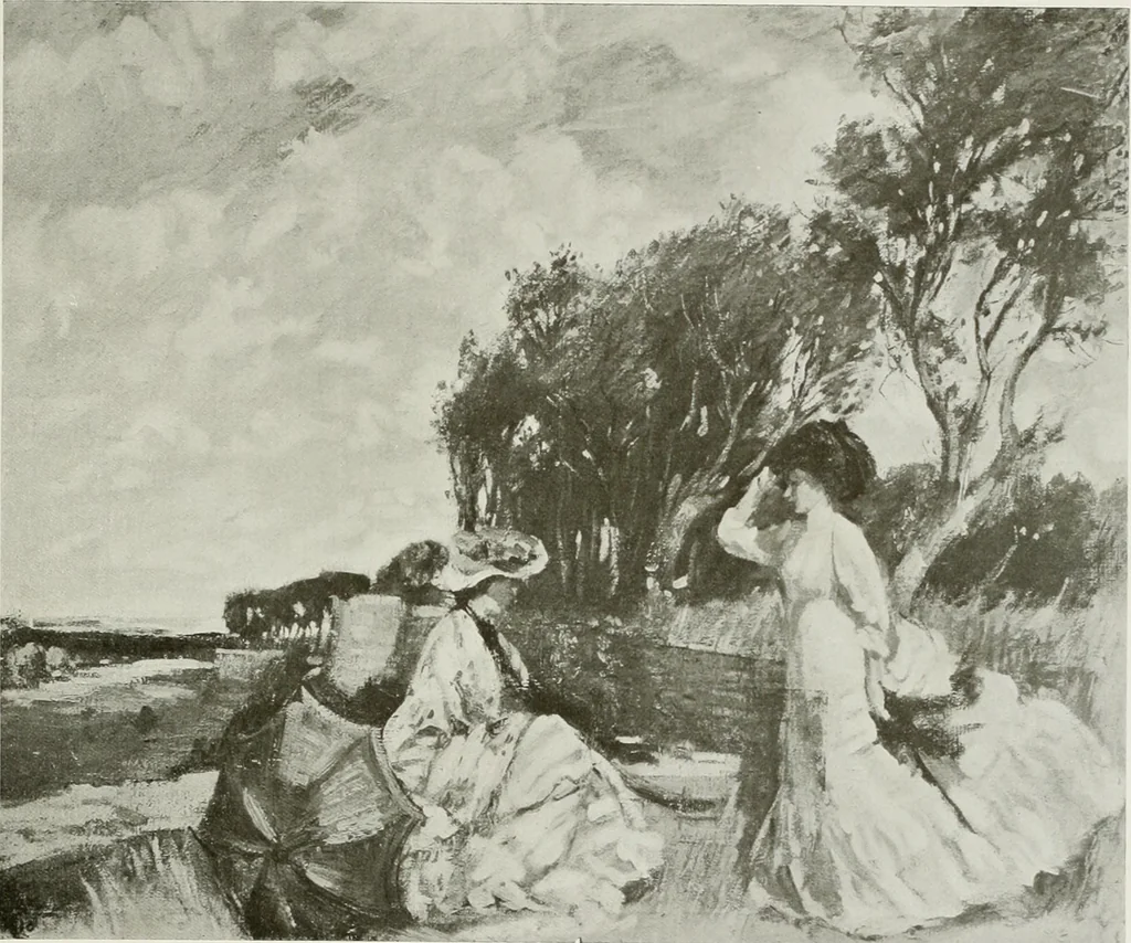 An illustration from Some of the moderns, 1909, leaf 224